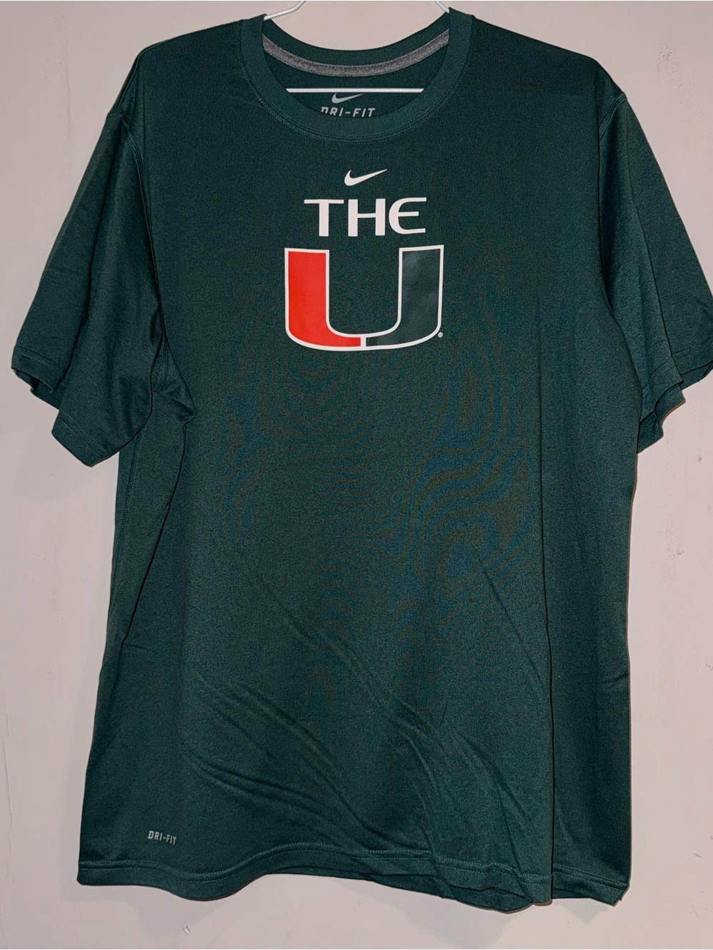 University of Miami Hurricanes ‘The U’ Nike Dri-Fit shirt